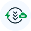 Reduction of energy consumption and CO2 emissions of the building